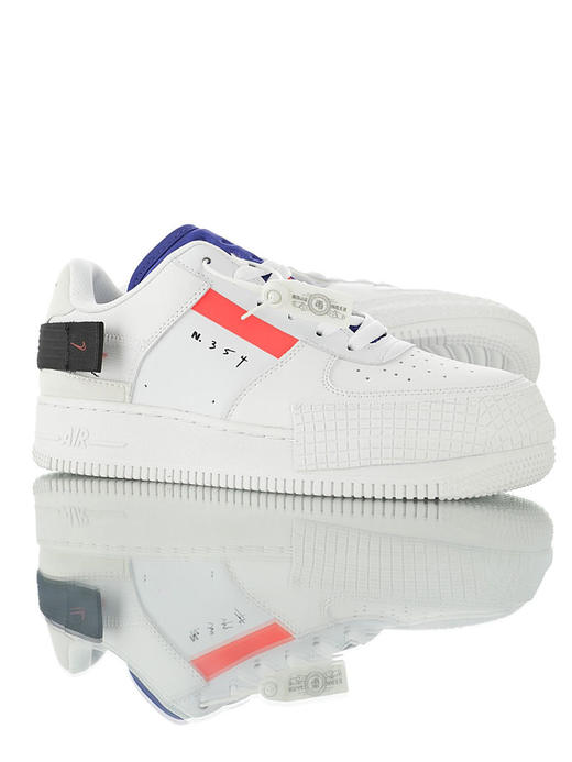 耐克Nike Air Force 1 Type 'N.354' 全新机能变奏版本 空军一号经典百搭休闲运动板鞋 黑橘粉宝蓝黑白橘宝蓝黑白黑荧光绿米绿胭脂粉 商品图3