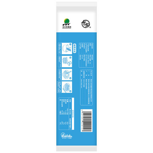 北纯 东北建三江 劲道面条 有机挂面量贩装1000g (250g*5袋) 商品图2