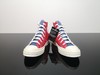 真标#高清洁硫化工艺#正确原装数据开发铝楦#代工原装Converse匡威正品1970S 白红蓝 三色拼接高帮男女鞋帆布鞋166747C，尺码35--44 商品缩略图2