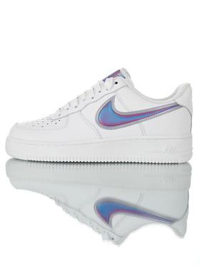 耐克Travis Scott x Nike Air Force 1 '07 Premium“Cactus Jack” 说唱歌手·斯科特联名 原模具开发 空军低帮板鞋 白黑反钩