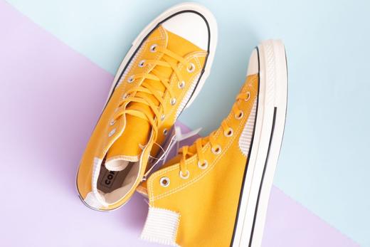 姜涩琪 x Converse 70S LOOKBOOK ！！落叶黄、樱花粉、午夜蓝、象牙白 鞋码：35-44 粉色无男鞋 商品图8