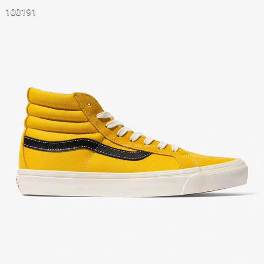 新品VANS SK8 HI 黑色白色 纯黑 纯白 黄色 全工艺帆布款 尺码：36-44.sy103 商品图6