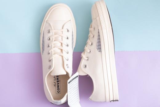 姜涩琪 x Converse 70S LOOKBOOK ！！落叶黄、樱花粉、午夜蓝、象牙白 鞋码：35-44 粉色无男鞋 商品图9