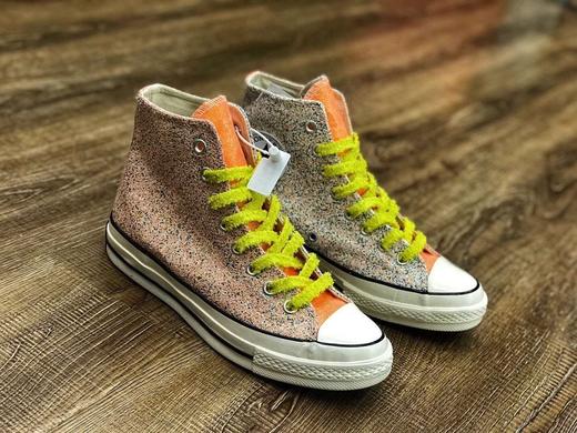 Converse x JW Anderson  尺码：35-44 撞色 拼接 亮片 反光 黄蓝橙红 商品图6