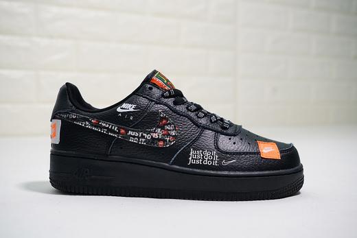 耐克Nike Air Force 1 Low “Just do it”只管去做 定制限定 黑白橘 白黑橘香橙 商品图1