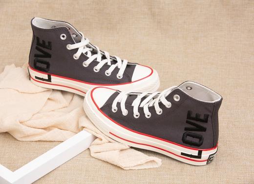 仙系配色 Converse Chuck 70 love fearlessly   烟熏紫 蒂芙尼蓝 “勇敢去爱”2020 情人节限定！160  35-44 商品图0