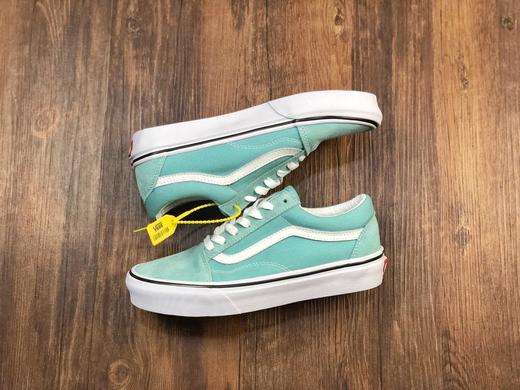 Vans Old Skool 帆布硫化板鞋 春季 橙色 浅蓝 橘黄 草绿 柠檬黄 鞋头麂皮拼接鞋身Size ：35--44 商品图4