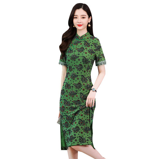 WZ-WH70019新款气质旗袍连衣裙 商品图4