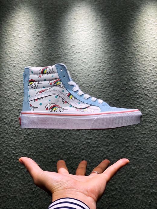 VANS SK8-HI 系列独角兽滑板鞋，货号：VN0A32R3VJ5 尺码：35 36 36.5 37 38 38.5 39 商品图0
