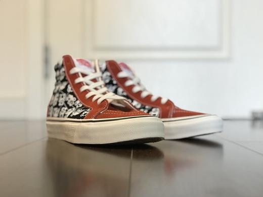 Vans大熊猫 范斯经典系列 Old Skool板鞋 安纳海姆高帮 黑色 橙色  Size：35--44 商品图1