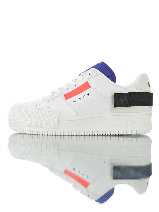 耐克Nike Air Force 1 Type 'N.354' 全新机能变奏版本 空军一号经典百搭休闲运动板鞋 黑橘粉宝蓝黑白橘宝蓝黑白黑荧光绿米绿胭脂粉 商品图2