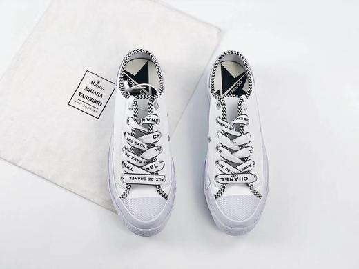 Converse X Chanel  匡威香奈儿联名  全牛皮鞋面  方便保养 可盐可甜的一款低帮 商品图1