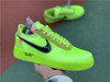 耐克Off-White x Nike Air Force 1 “Fluorescent green” 2.0透明薄如蝉鞋面系列 OW荧光绿配色OW全黑白橘 商品缩略图1