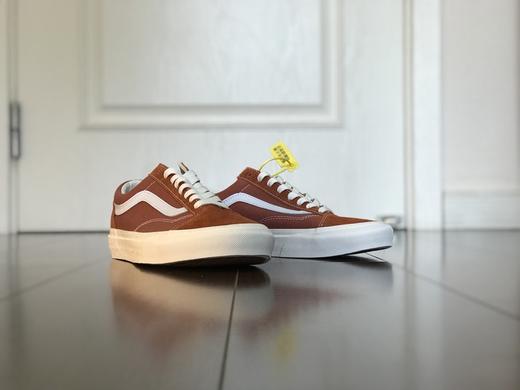 Vans范斯 经典系列 Style 36 高级灰 迷彩 黑色 橘色 板鞋运动鞋 型号：AS36  工艺：硫化1:1（重量1:1、真标、原钢印、材质标、鞋型标、合格证） 商品图7