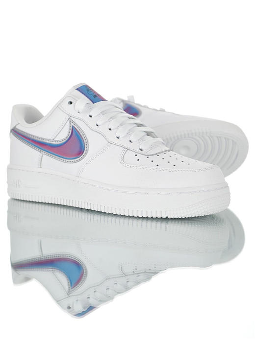 耐克Travis Scott x Nike Air Force 1 '07 Premium“Cactus Jack” 说唱歌手·斯科特联名 原模具开发 空军低帮板鞋 白黑反钩 商品图1