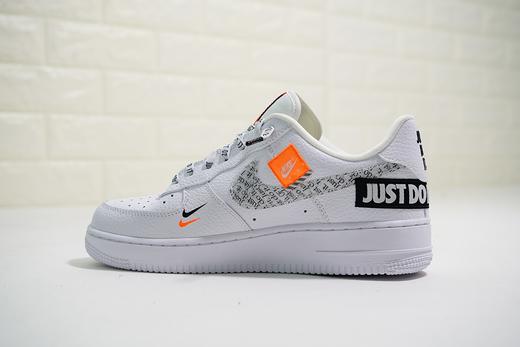 耐克Nike Air Force 1 Low “Just do it”只管去做 定制限定 黑白橘 白黑橘香橙 商品图3