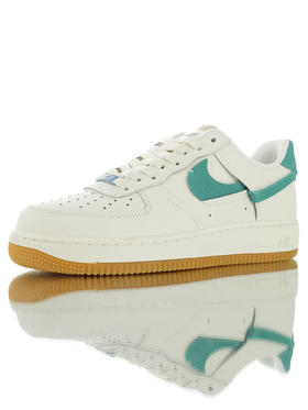 耐克Nike Air Force 1 '07 LX  空军一号经典低帮百搭休闲运动板鞋 奶白皮解构断钩水绿浅紫尾解构断钩蓝橙尾解构断钩黄绿尾