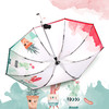 【反向自动伞黑胶印花】折叠雨伞遮阳伞防紫外线女居家日用太阳伞l 商品缩略图6