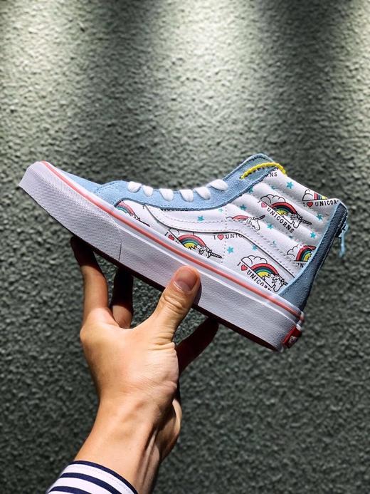 VANS SK8-HI 系列独角兽滑板鞋，货号：VN0A32R3VJ5 尺码：35 36 36.5 37 38 38.5 39 商品图2