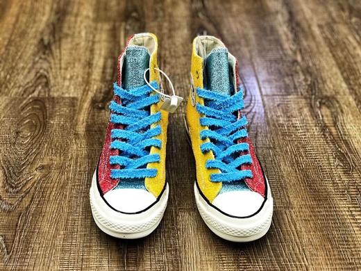 Converse x JW Anderson  尺码：35-44 撞色 拼接 亮片 反光 黄蓝橙红 商品图10