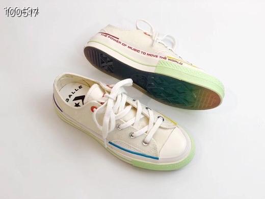 Convers x Pigalle匡威限量联名白色1970s 低帮走秀滑板鞋 商品图1