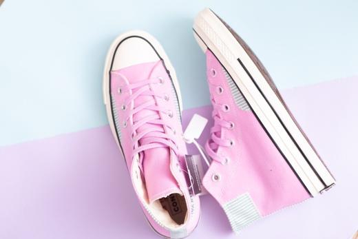 姜涩琪 x Converse 70S LOOKBOOK ！！落叶黄、樱花粉、午夜蓝、象牙白 鞋码：35-44 粉色无男鞋 商品图4
