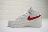 耐克Nike Air Force 1 Mid '07“Flax” 空军一号经典百搭休闲运动板鞋 白皮深蓝漆皮勾全白麦黄白红 商品缩略图6