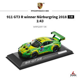 911(991) GT3 R  2018年纽北24小时耐力赛冠军限量纪念款 1:43汽车模型