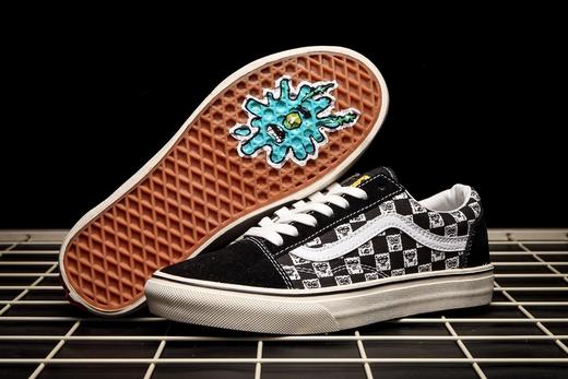 VANS VAULT OG SK8-Hi LX (SPONGEBOB)海绵宝宝派大星联名款真标1:1硫化 ，硫化双为尾条加布尾条 商品图8