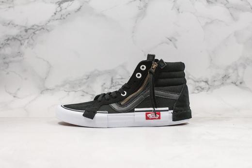 新一代解构Vans Vault Sk8-Hi Cap LX 解构主义高帮帆布板鞋 棋盘格 灰格子 白格子 蓝格子 质感十足的翻毛皮、拉链设计、粗犷的走线，都颇具辨识度  Size：40--44 商品图7