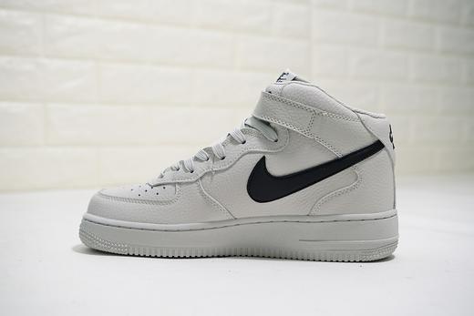 耐克Nike Air Force 1 Mid '07“Flax” 空军一号经典百搭休闲运动板鞋 白皮深蓝漆皮勾全白麦黄白红 商品图4