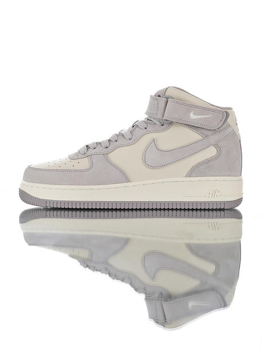 耐克Nike Air Force 1 Mid '07 LV8 硬质 耐克空军一号中帮经典百搭休闲运动板鞋 耐白灰紫白深灰浅粉 商品图0