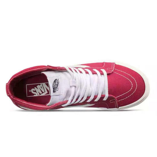Vans Vault SK8-Hi LX 黑绿薄荷绿配色 玫瑰红 荧光绿 西红柿红 帆布鞋高帮 低帮 系列高帮帆布滑板鞋  Size：35--44 商品图4