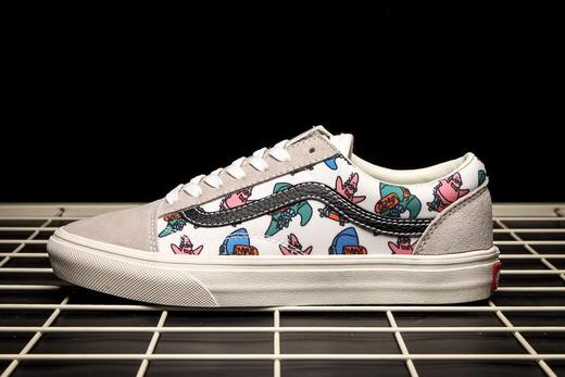 VANS VAULT OG SK8-Hi LX (SPONGEBOB)海绵宝宝派大星联名款真标1:1硫化 ，硫化双为尾条加布尾条 商品图9