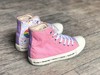 Converse Chuck Taylor All Star 70S匡威经典高帮系列马卡龙七彩拼接帆布鞋 原底印花开模 硫化工艺 原盒原标 尺码：35--39 商品缩略图5