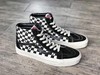 Vans Vault OG SK8-Hi LX 高帮棋盘格 黑色 红色  (Suede/ Canvas)  型号：SX01 Size：35--44 商品缩略图1