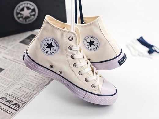 ALL STAR 40TH HI帆布鞋 converse/海军复古蓝/米白TOMORROWLAND纪念40周联名款，原底开模，真标双鞋带 eact鞋垫 透气耐穿 海军复古蓝 鞋码：35--44 商品图3