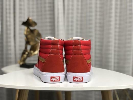 Vans Vault SK8-Hi LX 黑绿薄荷绿配色 玫瑰红 荧光绿 西红柿红 帆布鞋高帮 低帮 系列高帮帆布滑板鞋  Size：35--44 商品图7
