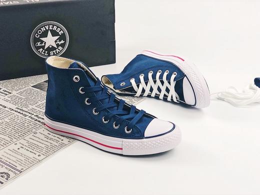 ALL STAR 40TH HI帆布鞋 converse/海军复古蓝/米白TOMORROWLAND纪念40周联名款，原底开模，真标双鞋带 eact鞋垫 透气耐穿 海军复古蓝 鞋码：35--44 商品图1