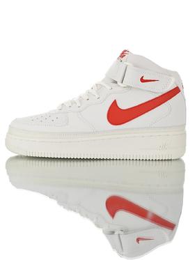 耐克Nike Air Force 1 Mid“Reflective” 空军一号经典百搭休闲运动板鞋 皮革白红3M反光 白黑3M反光