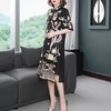 时尚新中式，凤穿牡丹刺绣真丝对襟开衫两件套LX-9126 商品缩略图2