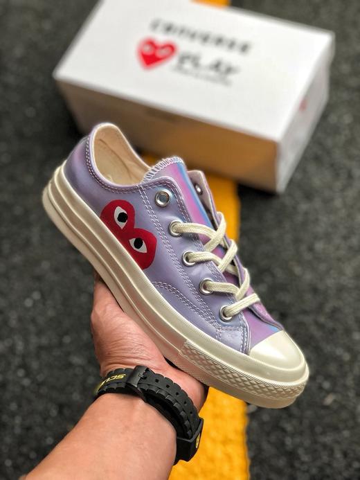 蓝底双围条版本Converse Chuck 70 CDG play，匡威1970S 川久保玲 创意之作 SIZE：35--44 商品图4