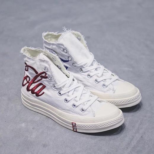 纯白俄罗斯鸳鸯刺绣！！ KITH x Coca-Cola x Converse 1970s  2.0  二代 SIZE：35-45 商品图0
