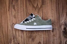 硫化工艺匡威Converse One Star Ox Pinstripe 木村一星系列百搭硫化板鞋。 SIZE:35--44
