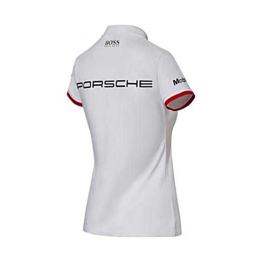 保时捷Motorsport Hugo Boss联名款 女士白色POLO衫 商品图1