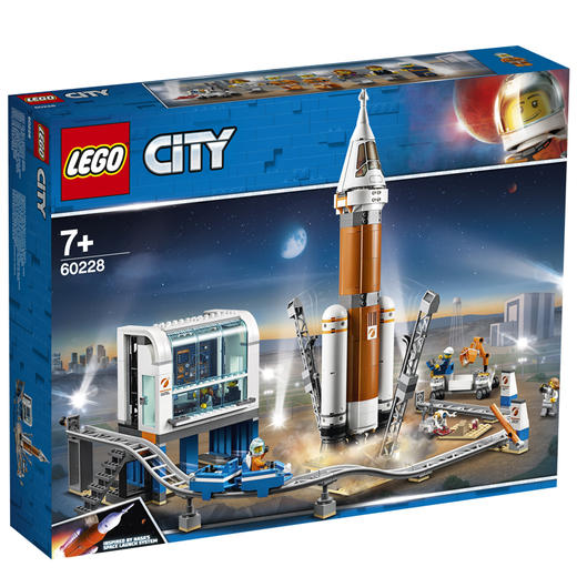 乐高LEGO 城市系列60228 深空火箭发射控制中心拼插小颗粒积木LEGO玩具 商品图0