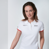 保时捷Motorsport Hugo Boss联名款 女士白色POLO衫 商品缩略图3