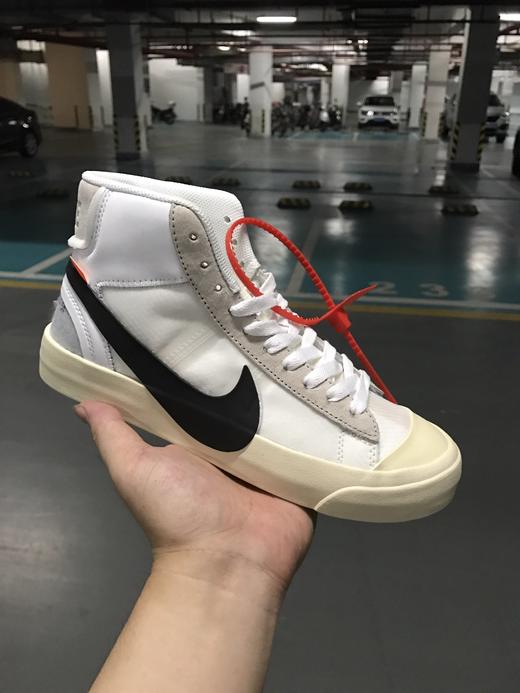 耐克Off-White x Nike Blazer Mid 联名款开拓者网纱拼接经典高帮百搭板鞋 商品图1