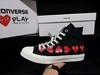 CDG Play x Converse 1970s  官方配色 高帮 发售正确小盒  正确PU蓝底 匡威川久保玲 Play爱心联名帆布鞋 原盒原标  多心 心 绿高 绿低 白高 白低 黑高 黑低 商品缩略图4