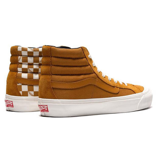 VANS SK8-Hi Style 138 LX Vault高端硫化支线鸳鸯棋盘格高帮半月包头红白板鞋 官方货号：VN0A3DP9VQC 红格 蓝格 黄格 黑格 尺码：35-44 商品图12